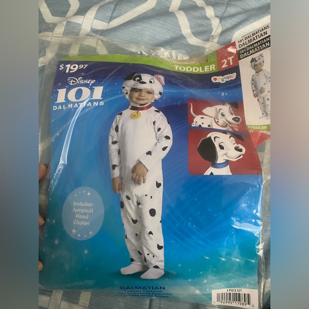 Size 2 T Dalmatian Halloween costume